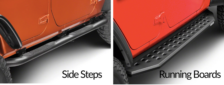 Difference Between Running Boards And Side Steps